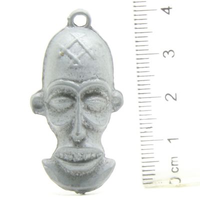 Ü-Ei-MF Metallanhanger Anhanger Afrikanische Maske
