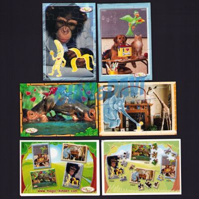 Ü-Ei_PZZ_UEW 2007 Tierepuzzle TT311 - 315