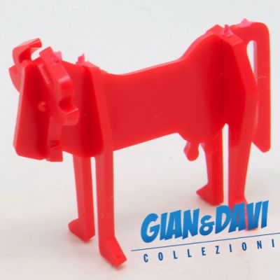 Ü-Ei_SPI_STE Flachstecktiere Gnus Rot