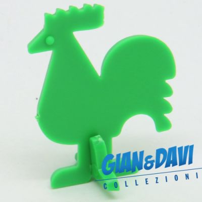 Ü-Ei_SPI_STE Flachstecktiere Hahn Grün
