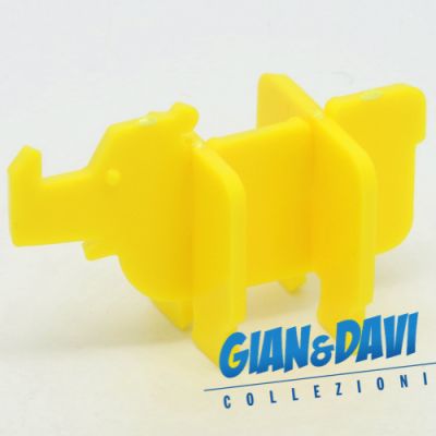 Ü-Ei_SPI_STE Flachstecktiere Nashorn Gelb