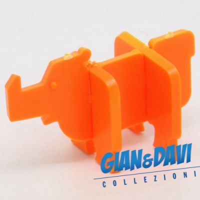 Ü-Ei_SPI_STE Flachstecktiere Nashorn Orange