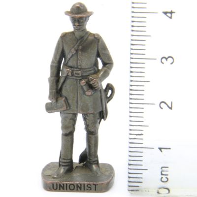 Ü-Ei Soldatini Metallfiguren USA Nordstaaten um 1861 UNIONIST 1 Bruniert SCAME