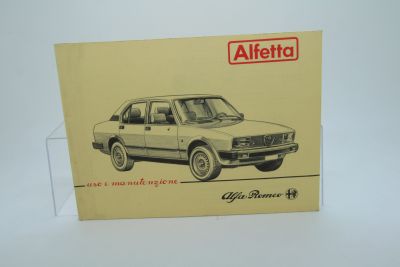 Libretto di Uso e Manutenzione Alfa Alfetta A