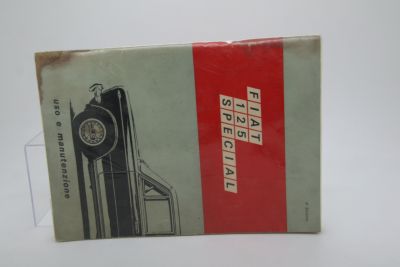 Libretto di Uso e Manutenzione Fiat 125 Special