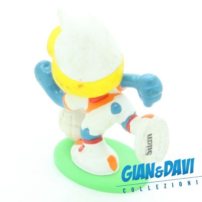 Smurfs Promotional Silan SI040 Soccer Smurfette Green base