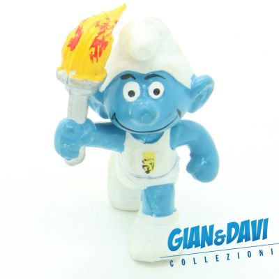 Smurfs Promotional Torchbearer TO010 Belgium olympia emblem B
