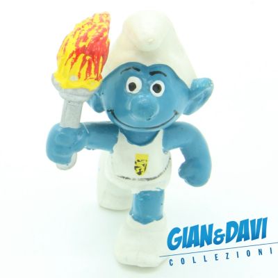 Smurfs Promotional Torchbearer TO010 Belgium olympia emblem C