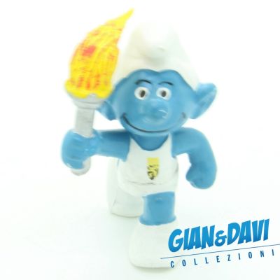 Smurfs Promotional Torchbearer TO010 Belgium olympia emblem D