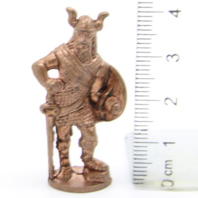 Ferrero Kinder Ü-Ei Soldatini Metallfiguren Vikinger - 1 40mm Kupfer
