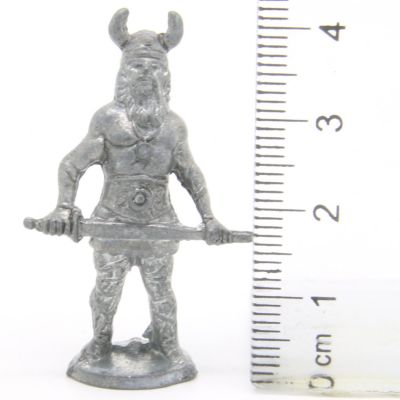 Ferrero Kinder Ü-Ei Soldatini Metallfiguren Vikinger - 2 40mm Eisen Light
