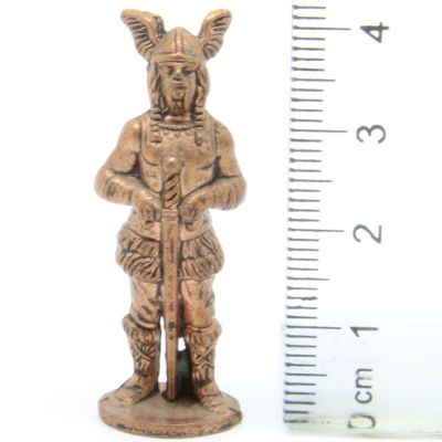Ferrero Kinder Ü-Ei Soldatini Metallfiguren Vikinger - 3 40mm Kupfer