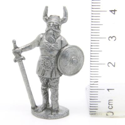 Ferrero Kinder Ü-Ei Soldatini Metallfiguren Vikinger - 4 40mm Eisen Light