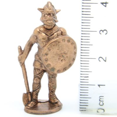 Ferrero Kinder Ü-Ei Soldatini Metallfiguren Vikinger - 5 40mm Kupfer