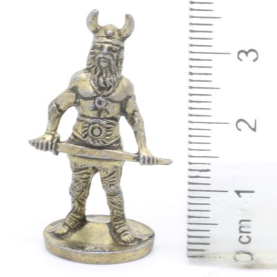Ferrero Kinder Ü-Ei Soldatini Metallfiguren Vikinger - A2 35mm Eisen Messing