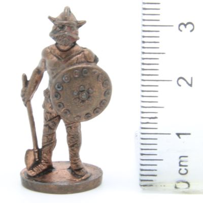 Ferrero Kinder Ü-Ei Soldatini Metallfiguren Vikinger - A5 35mm Kupfer