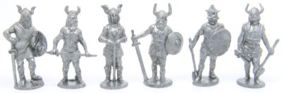 Ferrero Kinder Ü-Ei Soldatini Metallfiguren Vikinger - SAT 40mm Eisen Light