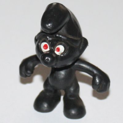 WA008 WALDBAUR 2.0007 Angry Schleich emblem W.Germany peyo © Black