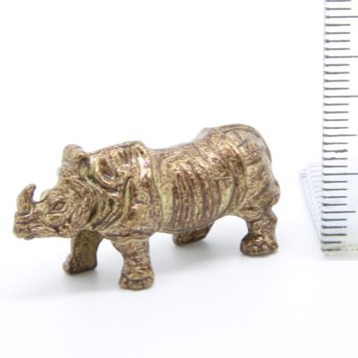 Ü-Ei-MF Wildtiere - Nashorn - Messing