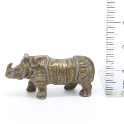 Ü-Ei-MF Wildtiere - Nashorn - Messing Opaque