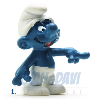 2.0050 20050 Pointing Smurf Puffo che Indica 1A