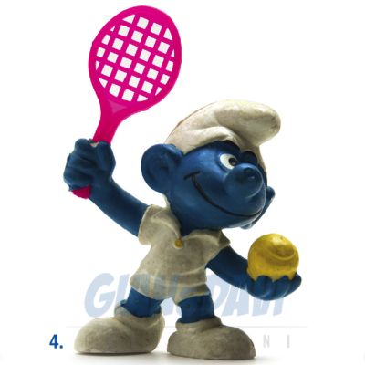 2.0093 20093 Tennis Player Smurf Puffo Tennista 4A