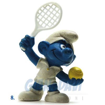 2.0093 20093 Tennis Player Smurf Puffo Tennista 8A
