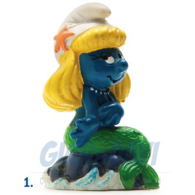 2.0142 20142 Mermaid Smurfette Smurf Puffo Puffetta Sirena 1B