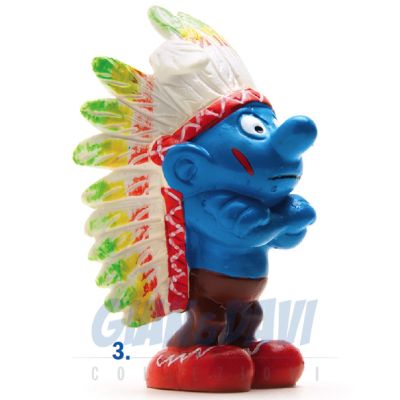 2.0144 20144 Indian Smurf Puffo Indiano 3A