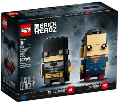 Lego Brick Headz DC 41610 Tactical Batman 41 & Superman 42 A2018