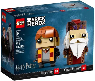 Lego Brick Headz Harry Potter 41621 Ron Weasley 60 & Albus Dumbledore 61 A2018