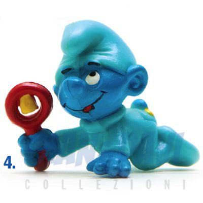 2.0203 20203 Blue Baby Smurf Puffo Bimbo Blu 4A 