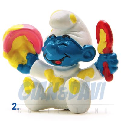 2.0224 20224 Baby with Bowl Smurf Baby Puffo con pappa 2A