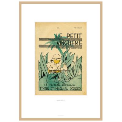Tintin Lithographie Limited Edition Le Petit Vingtieme 23541 TINTIN IN THE CONGO