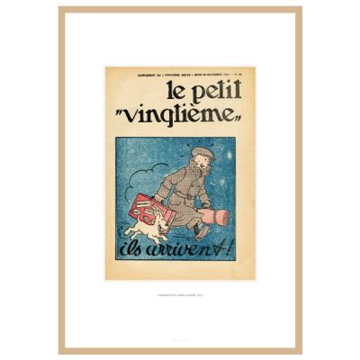 Tintin Lithographie Limited Edition Le Petit Vingtieme 23546 ANNOUNCEMENT OF THE BROKEN EAR