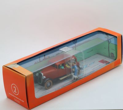 Tintin Transport Diorama 29102 Wang Chen-Yee's car The Blue Lotus BOX ROVINATO A