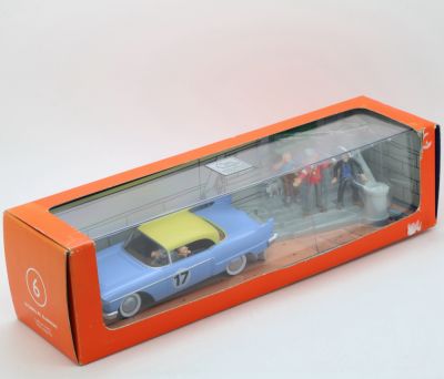 Tintin Transport Diorama 29106 Cadillac Eldorado The Red Sharks BOX ROVINATO A