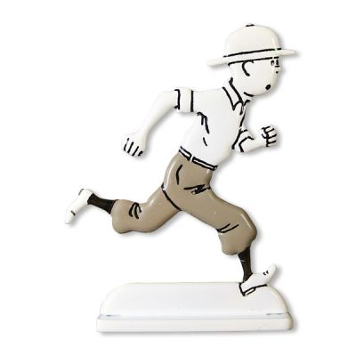Tintin Figurines en Alliage en relief 29243 TINTIN AU CASQU