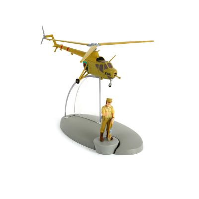 Tintin Avion 29542 L'hélicoptère de l'armée de San Theodoros
