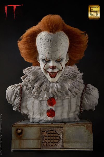 Elite Creature Collectibles IT - Pennywise  Buste scala 1:1 Only 499 Pieces