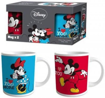 Easy Licences Iternational 2 Mug Tazze Disney Classic Mickey and Minnie