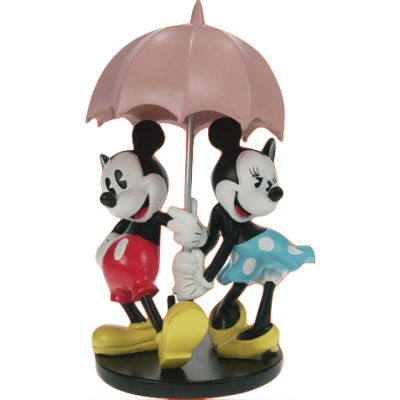 3724 Disney MICKEY E MINNIE IN THE RAIN TOPOLINO SOTTO LA PIOGGIA