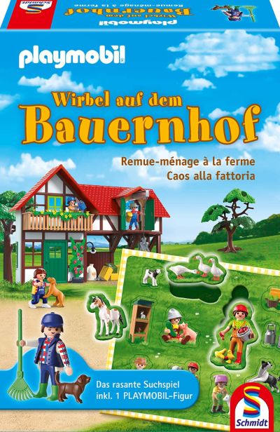 Playmobil 2019 - Schmidt 40593 Wirbel auf dem Bauernhof