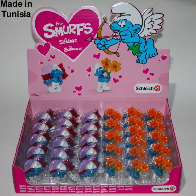 Schleich Puffi 2016 Smurf For you - 20914 BOX 32 Pieces