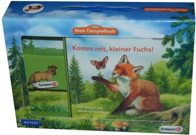 Schleich Wild Life 70616 Tierspielbucher Volpe in Display