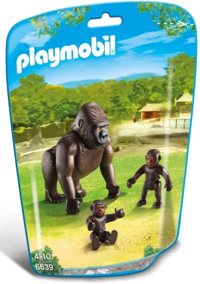 Playmobil 6639 Gorilla con Cuccioli