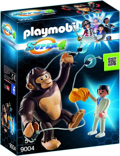 Playmobil 2016 - Super 4 9004 Gorilla Gigante Gonk