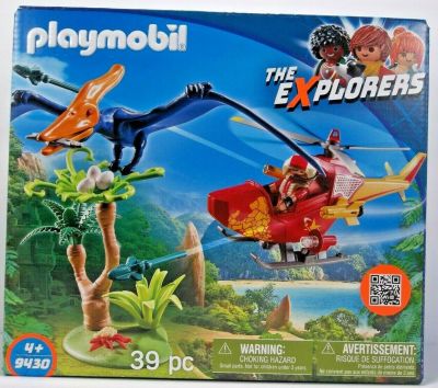 Playmobil 2018 - Dinos 9430 Elicottero e Pterodattilo