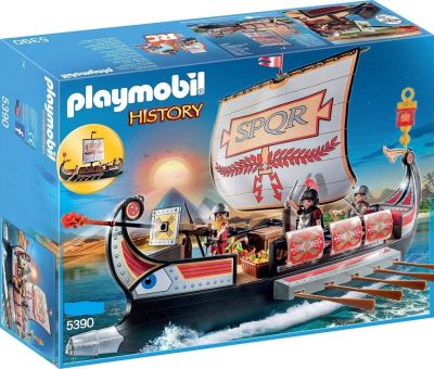 Playmobil 5390 Galea Romana con Rostro