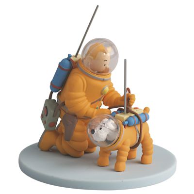 Tintin Coffret Scene Plastique 43106 Tintin & Milou Cosmonautes